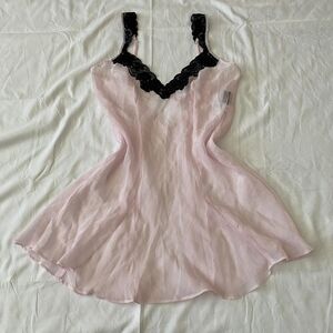 Pink Slip Dress